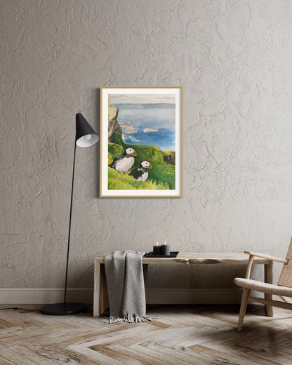 Puffin Painting | Print