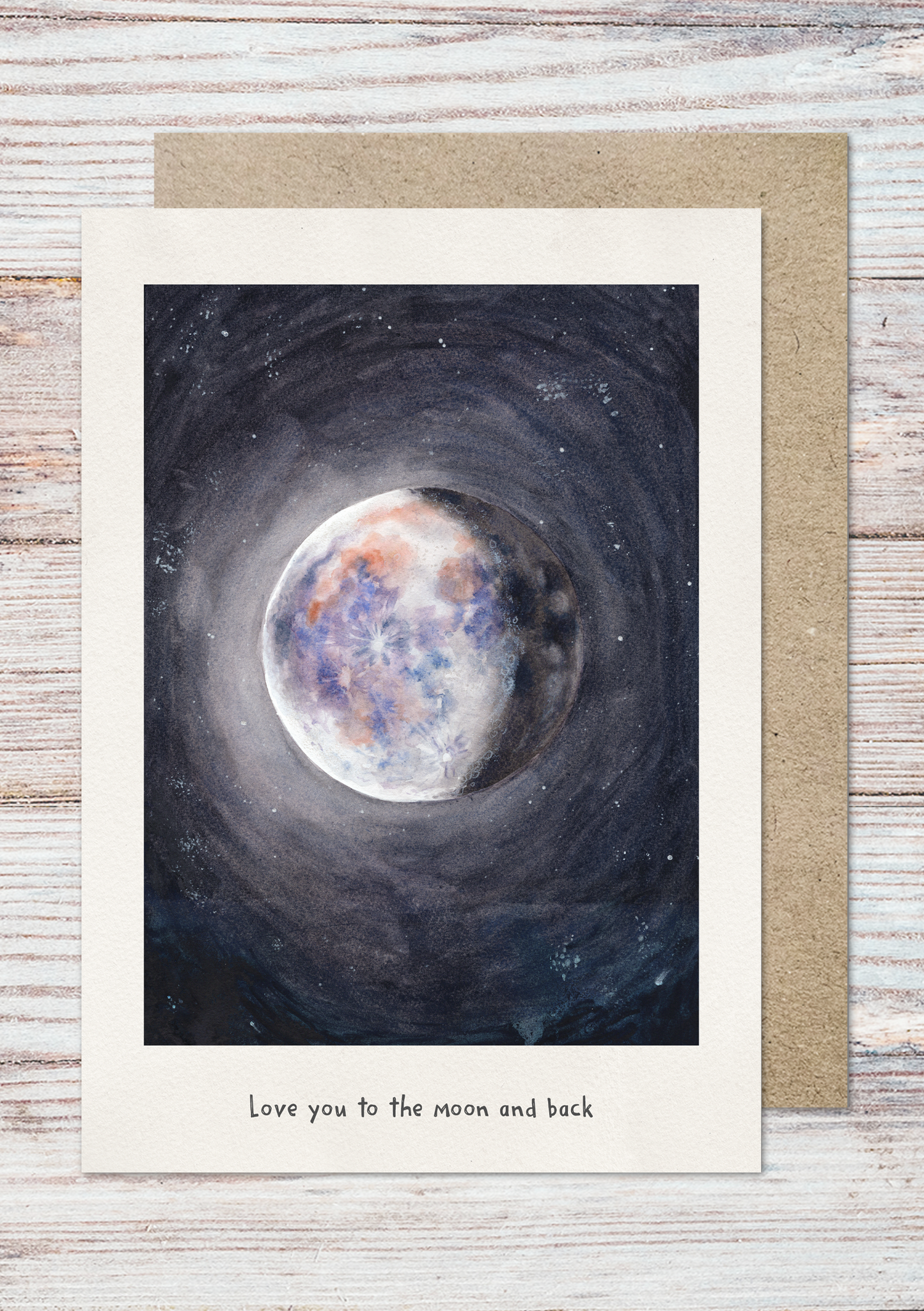 I Love You to the Moon and Back Card