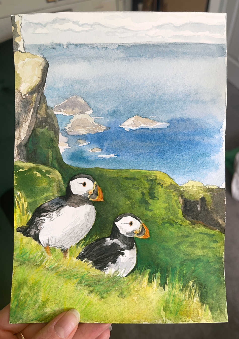 Puffin Painting | Print