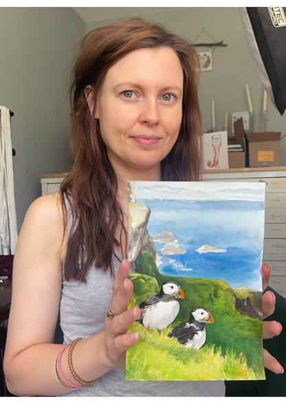 Puffin Painting | Print