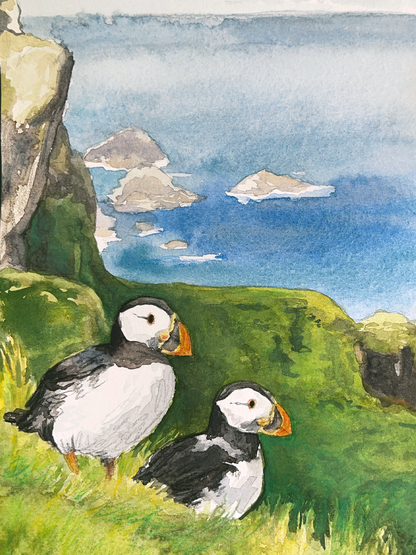 Puffin Painting | Print