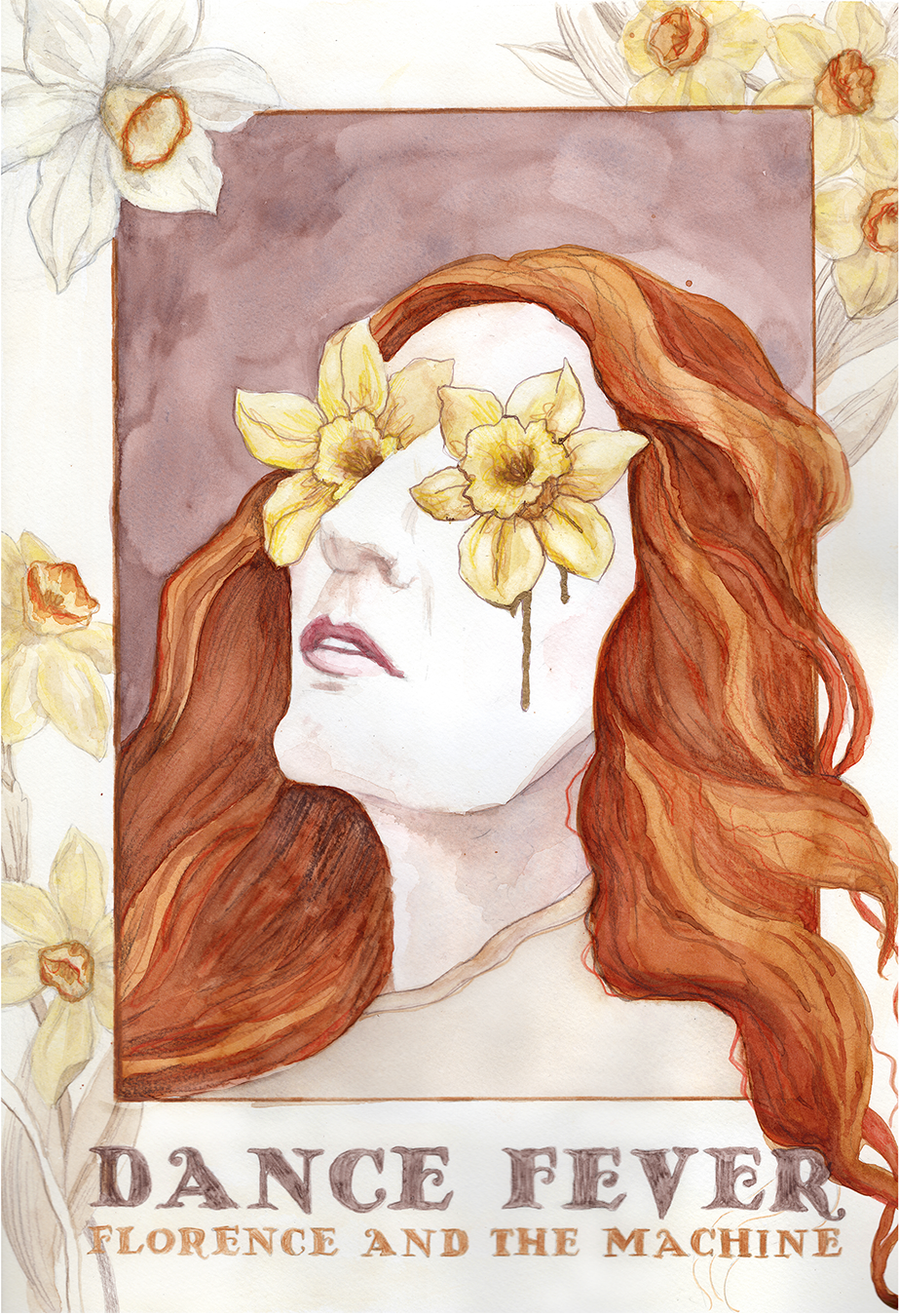 Daffodil Watercolor | Print